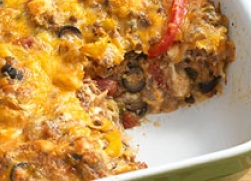 beef nacho casserole