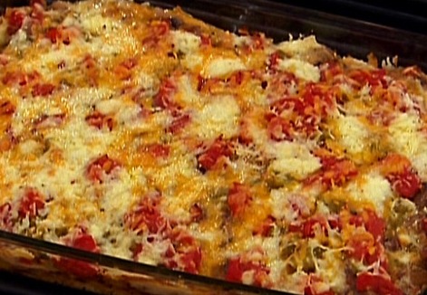 chicken and chilies casserole
