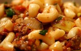 hamburger macaroni casserole