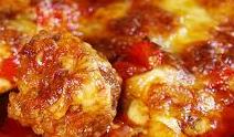 italian meatball casserole