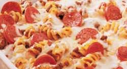 pizza pasta casserole