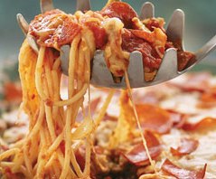 spaghetti casserole ground beef